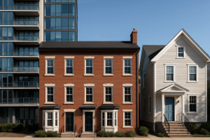 Different home types - Condo, Townhouse, and Single-Family Homes in Silicon Valley