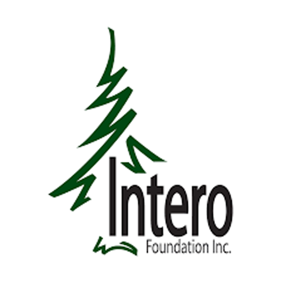 Intero Foundation logo with stylized evergreen tree design symbolizing growth and giving